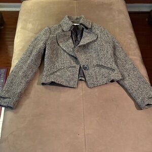 Women's Brown Tweed Jacket